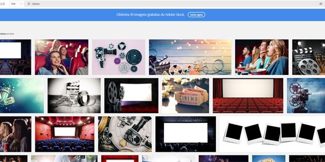 Aproveite o Adobe Stock de forma gratuita durante 30 dias no seu projecto
