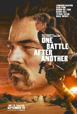 Cartaz oficial de One Battle After Another, de Paul Thomas Anderson